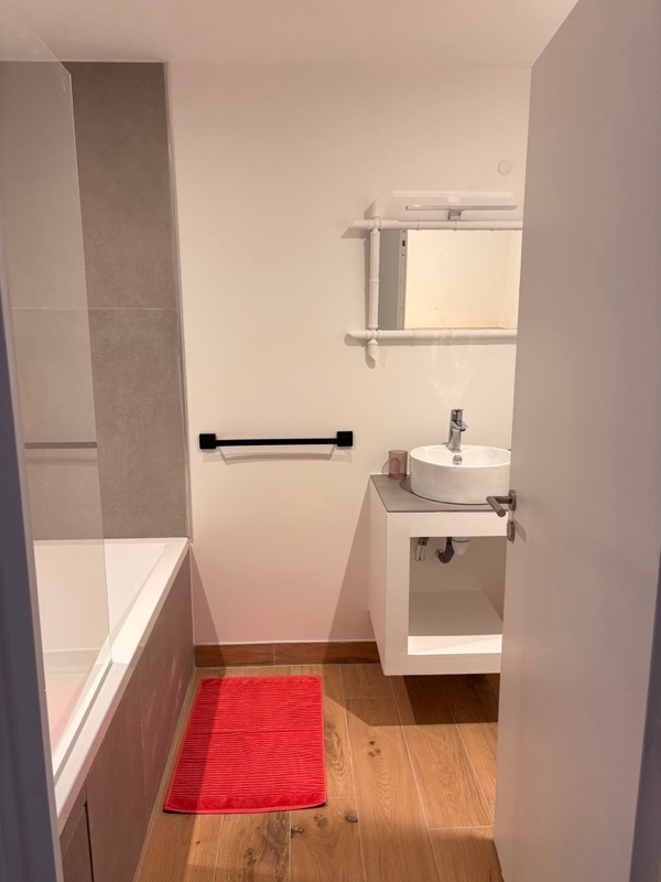 salle de bain baignoire vasque