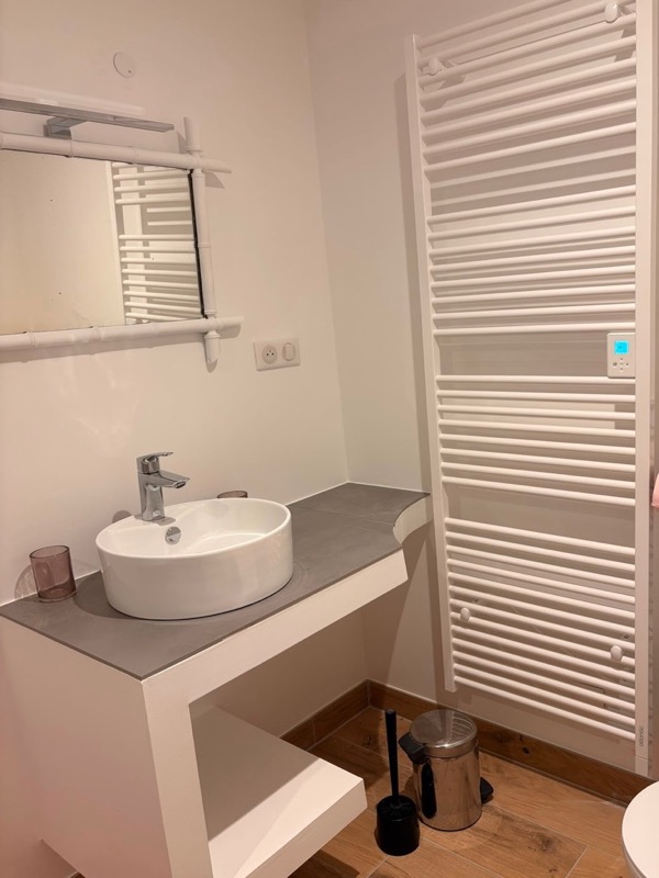 salle de bain vasque sèche-serviettes